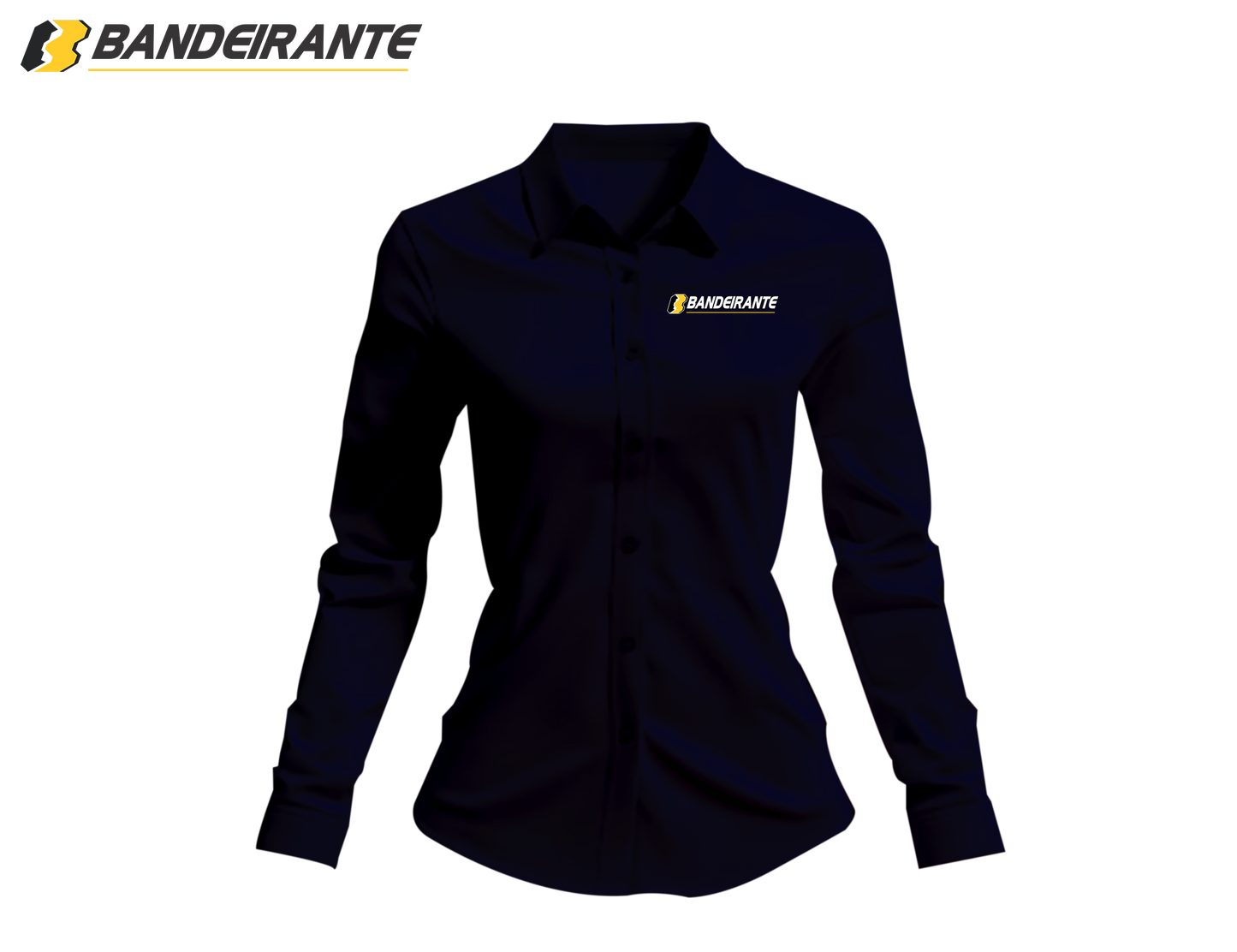 POLO MUJER MANGA LARGA Y CUELLO