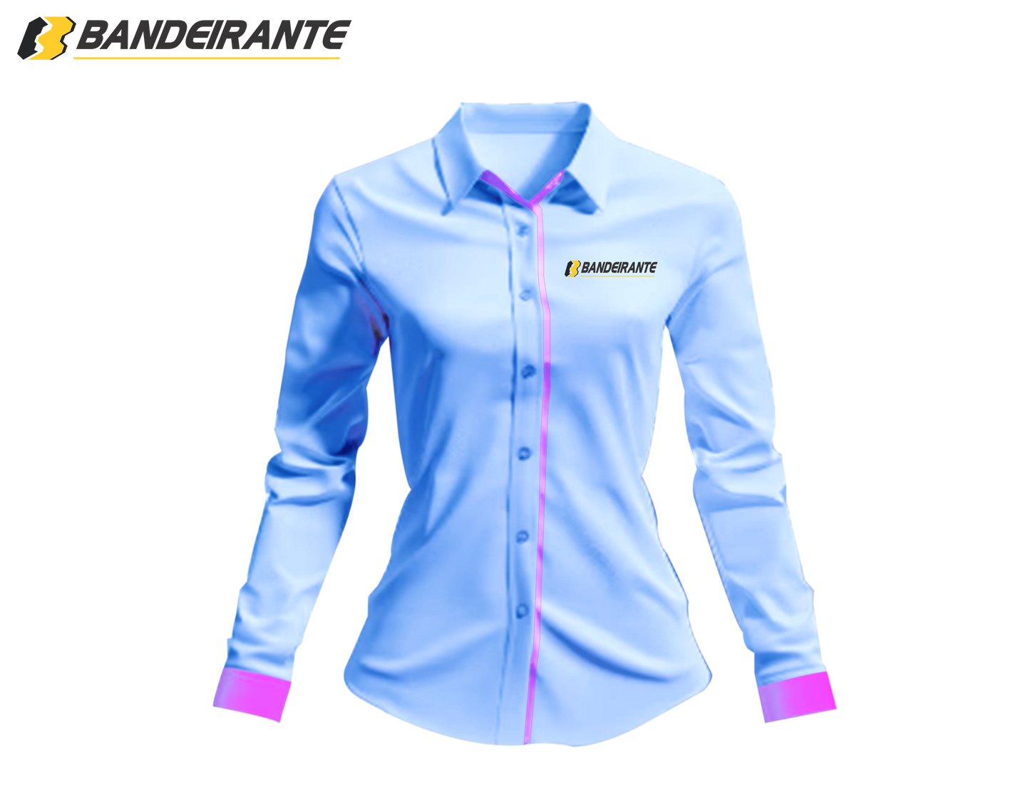 POLO MUJER MANGA LARGA Y CUELLO